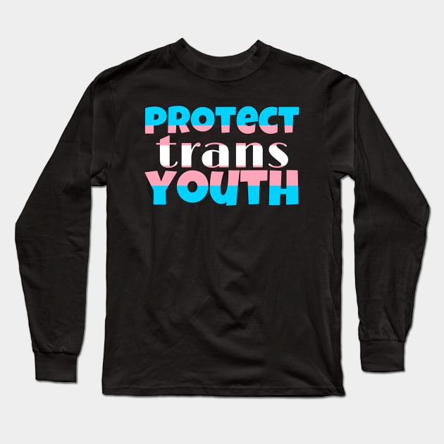 protect trans youth Long Sleeve T-Shirt by Simplephotoqueen